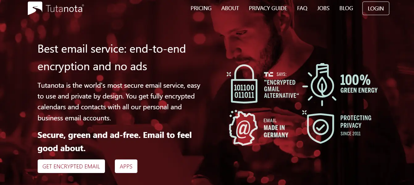 Tutanota Screenshot