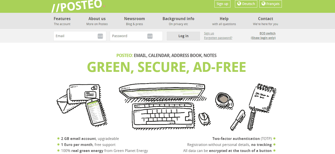 Posteo Screenshot