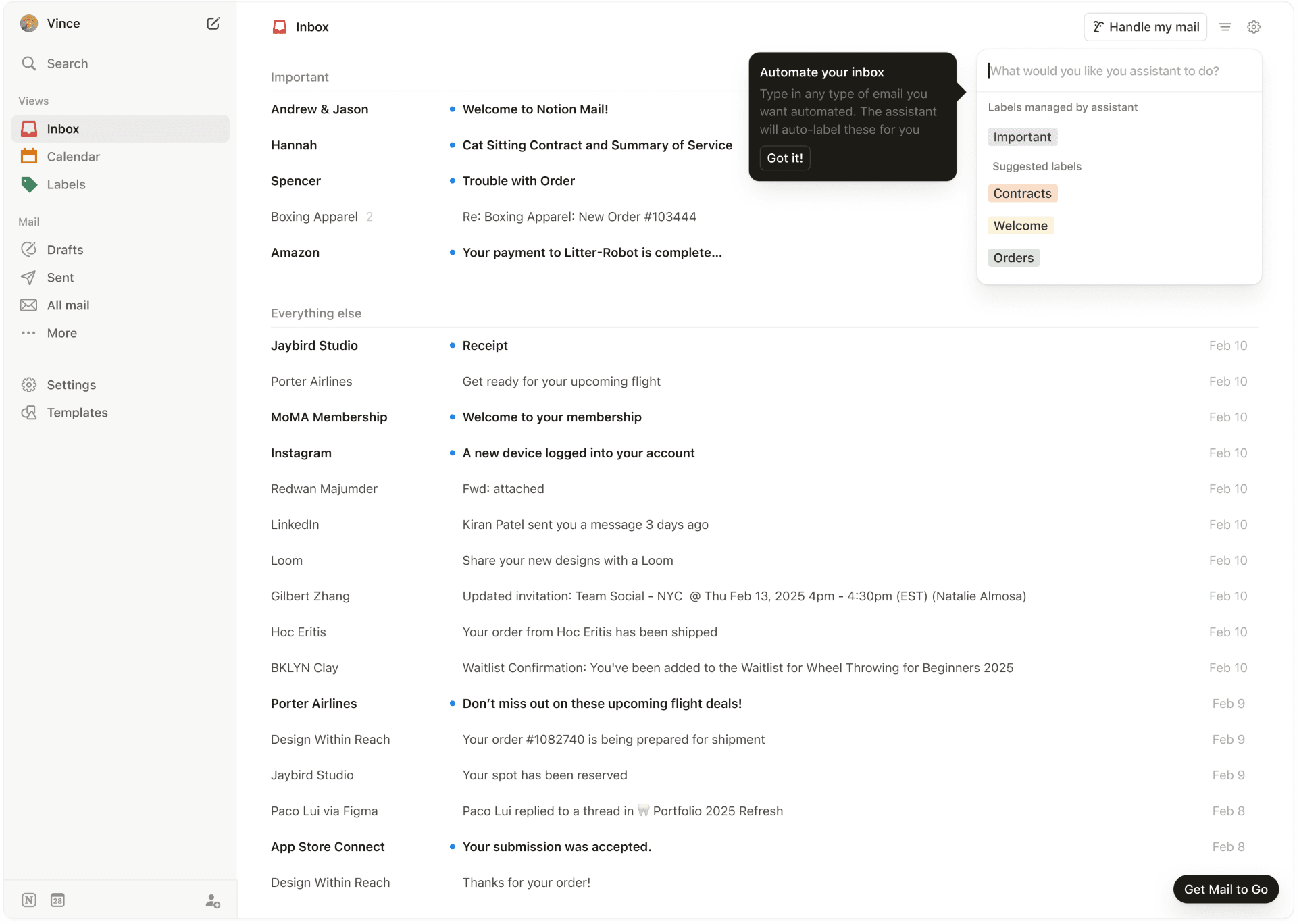 Notion Mail