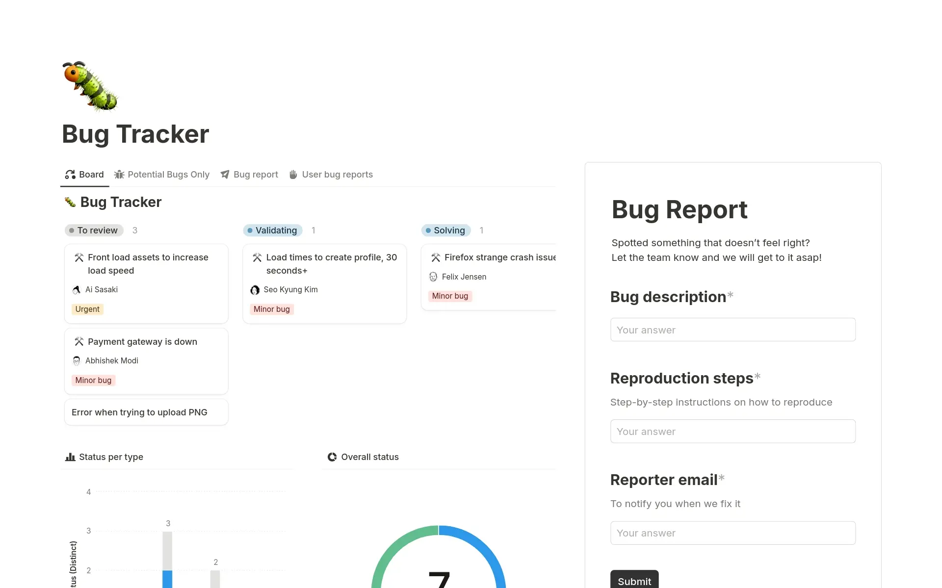 Image for top-7-free-issue-insight-templates-in-notion